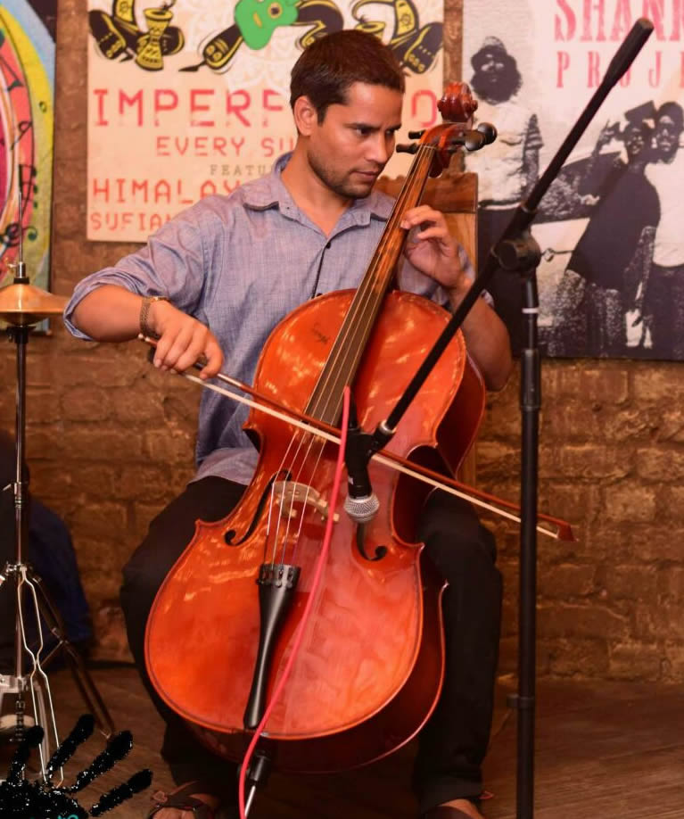 indian cello player lakshadweep india